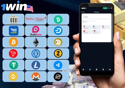 1win payment deposits withdrawals Malaysia